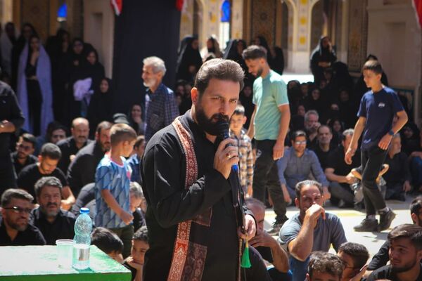 عزاداری رحلت پیامبر(ص) و شهادت امام حسن(ع) در صحن آستان مقدس سلطانعلی(ع) مشهداردهال کاشان