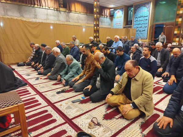 مراسم معنوی اعتکاف در گلوگاه 