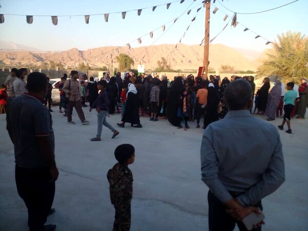 ورود پیکر شهید گمنام به روستای لاور 