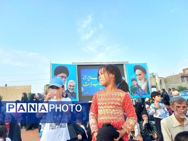 بازسازی واقعه غدیر در محله شهر قائم قم