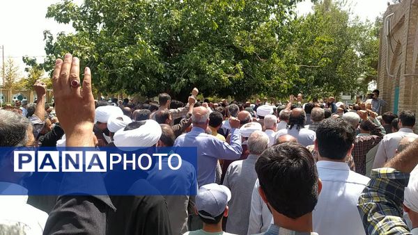 اجتماع مردم کاشمر در سرکوب رژیم صهیونسیتی 