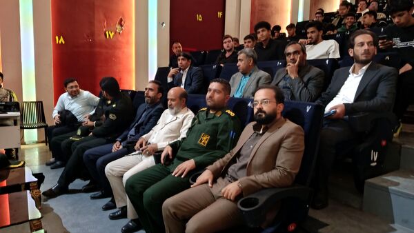 آیین نواخته شدن زنگ پدافند غیر عامل در ناحیه 7 مشهد