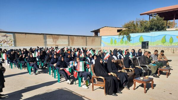 برگزاری مانور پدافند غیرعامل در آموزشگاه سمیه ناغان 