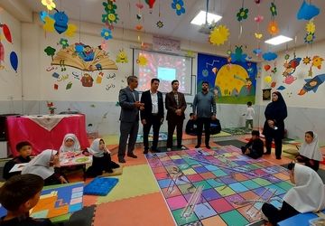 افتتاح اتاق بازی و یادگیری دبستان مرحومه شریعت رستمی کهریزک 