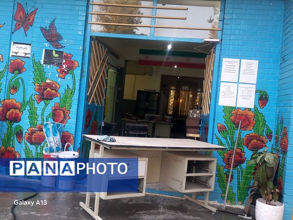 اجرای پروژه مهر در هنرستان ثمین 