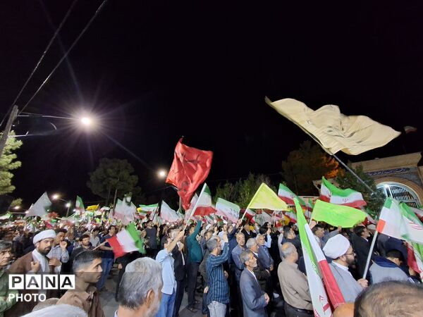 پنجاه و هفتمین شب از اجتماعات مردمی در شهرستان کاشمر 