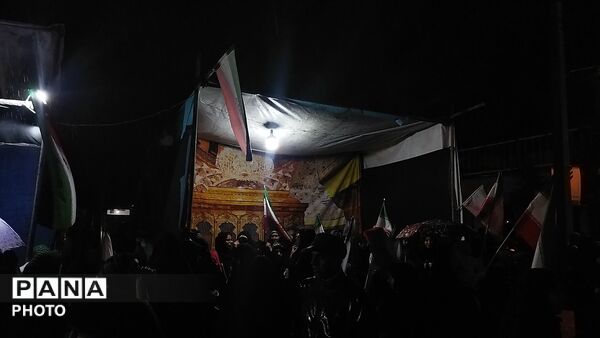 گذری بر موکب هلال سبز اهل بیت در بلوار فضل نیشابور 