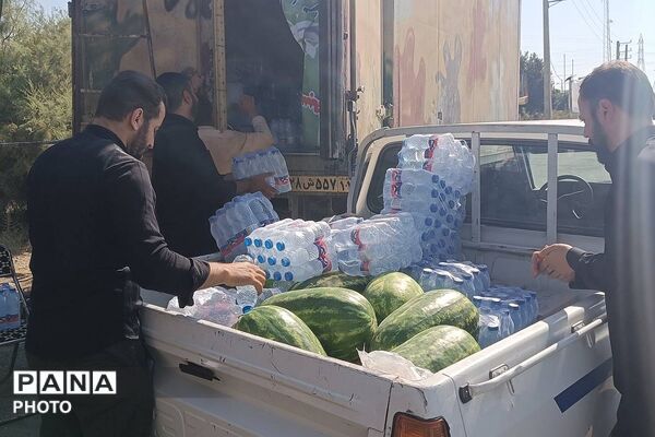 خدمت رسانی اداره آموزش و پرورش کهریزک در موکب عشاق الحسین اربعین