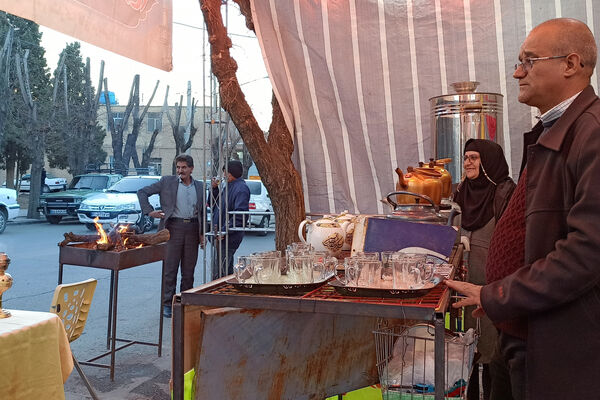 برپایی موکب به‌مناسبت جشن‌های حضور تا ظهور در آباده