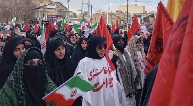 تجمع بانوان در میدان ولایت ارومیه