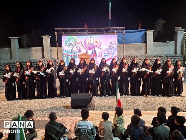 اجتماع حماسی «دختران زینبی» در سندرک به مناسبت سالروز ولادت حضرت معصومه (س)