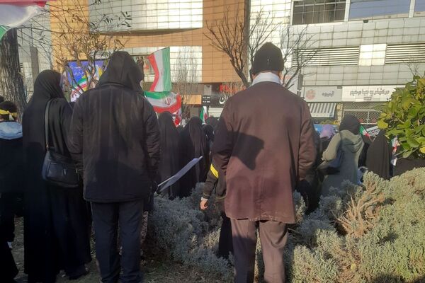 راهپیمایی و همبستگی مردم شهرستان پردیس در محکومیت اقدامات تروریستی