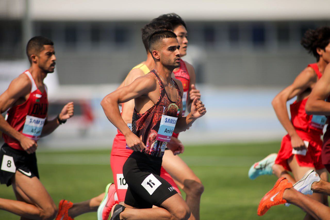 یوزهای ایرانی؛ پشت خط شروع فینال ۱۵۰۰ متر قهرمانی آسیا