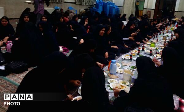 جنگ شادی و محفل انس با قران دبیرستان خاص فرهنگ در حسینیه شهید قاجاریان