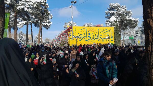 راهپیمایی ۲۲ بهمن در نیشابور 
