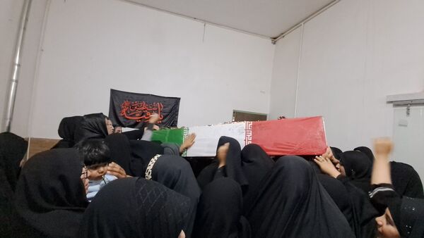 عزاداری دهه دوم فاطمیه با حضور شهید گمنام در دهستان شوراب صغیر  