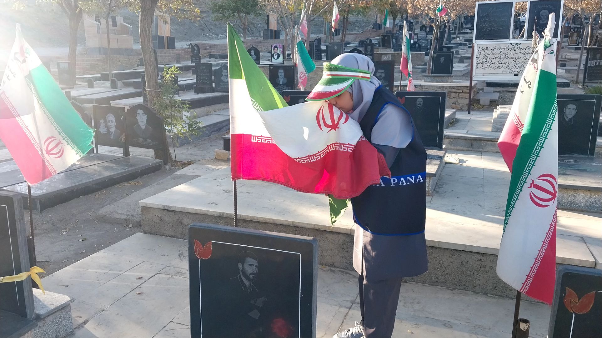 شکوه حضور دانش‌آموزان شهید مطهری در راهپیمایی ۱۳ آبان