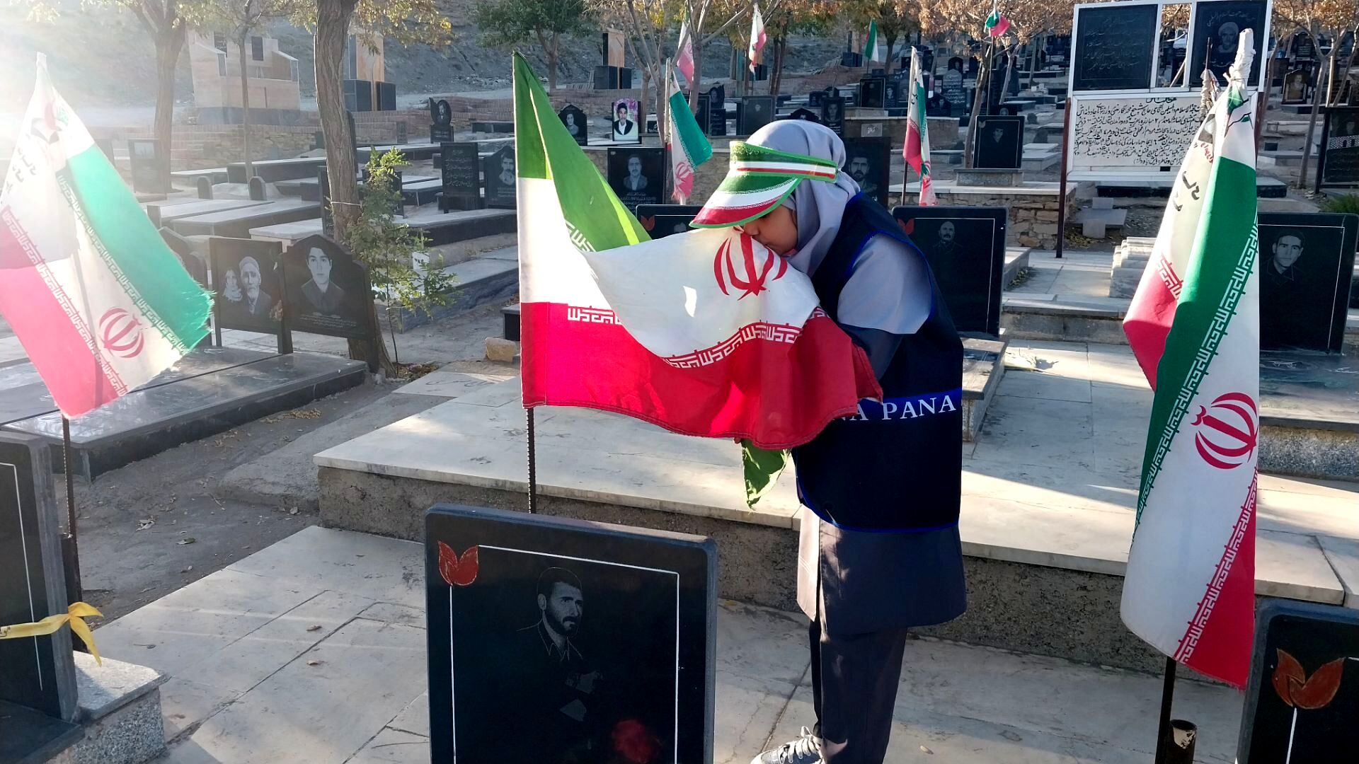 شکوه حضور دانش‌آموزان شهید مطهری در راهپیمایی ۱۳ آبان