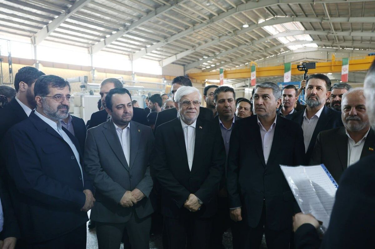 افتتاح کارخانه ریسندگی آریا‌ریس مهستان با حضور معاون اول رئیس‌جمهور
