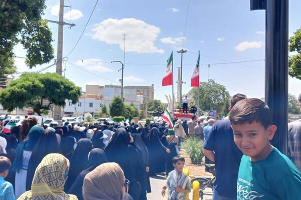راهپیمایی جمعه خشم و نصر شهرستان قروه