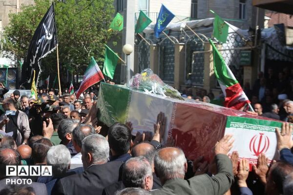 تشییع باشکوه پیکر مطهر شهید والامقام احسان اسفندیار در فیروزکوه