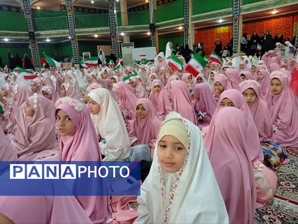 آیین زیبای جشن تکلیف دختران یزدی در حسینیه محمود آباد