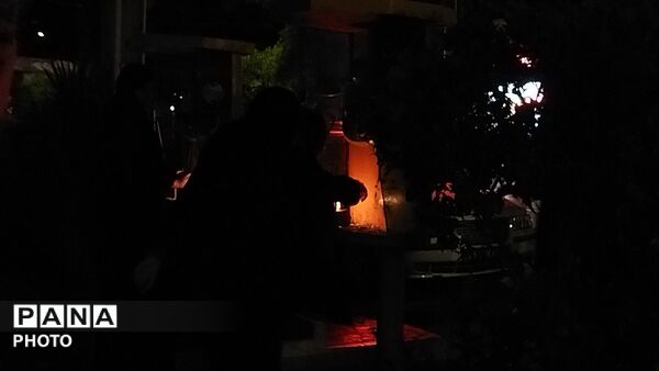 نیشابور در شب شام غریبان نورانی شد 