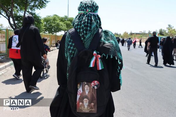 راهپیمایی جاماندگان اربعین در سمنان
