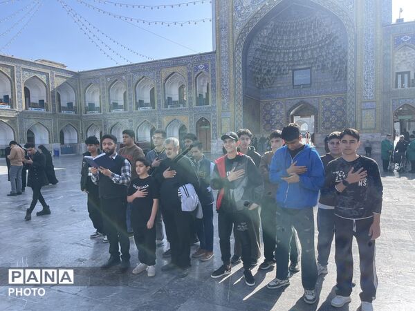 گذری بر اردوی زیارتی حرم مطهر رضوی دبیرستان شاهد ابوذر غفاری نیشابور 