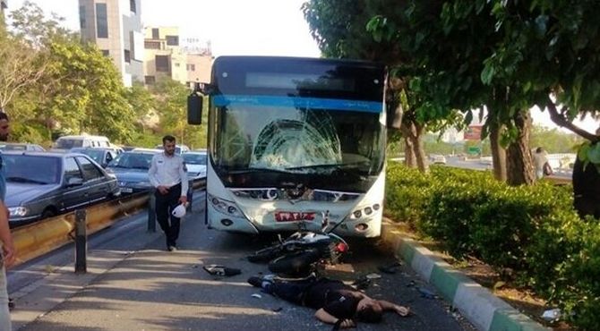 هشدار جدی درباره افزایش تصادفات در خطوط BRT تهران