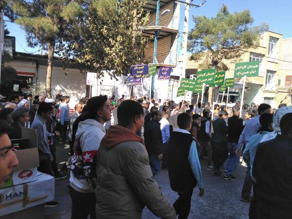  راهپیمایی سیزده آبان در شهرستان خلیل آباد
