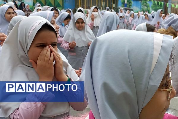 جشن نیمه شعبان و فجر با شور پیشتازان در مدرسه شهید جواد سرافراز