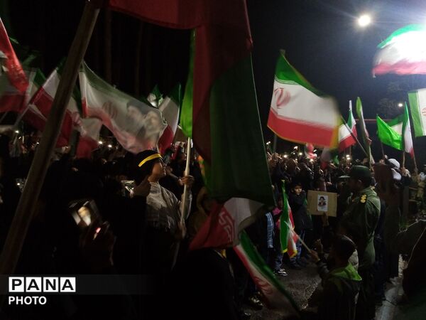 راهپیمایی از جنس انتقام و اقتدار در شهرستان خلیل آباد