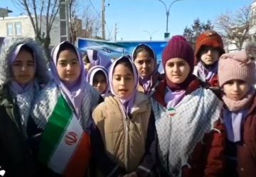 حضور گسترده اقشار مختلف مردم شهر سجاس در راهپیمایی ۲۲ بهمن 