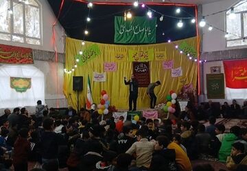 جشن ولادت امام قائم (عج) در حسینیه سید‌الشهدای روستای کمری جوکار 