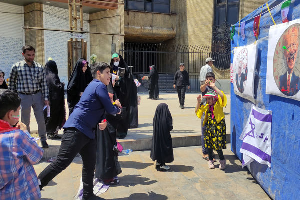 همه مردم شیراز فریاد حمایت از فلسطین سر دادند