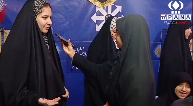 حال و هوای نوجوانان مدارس تیزهوشان قم در موکب شبهای تجمعات