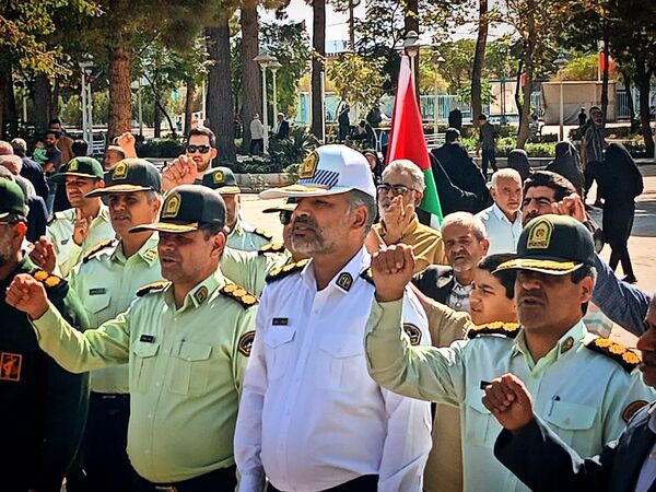 راهپیمایی بشارت نصر در کاشمر 