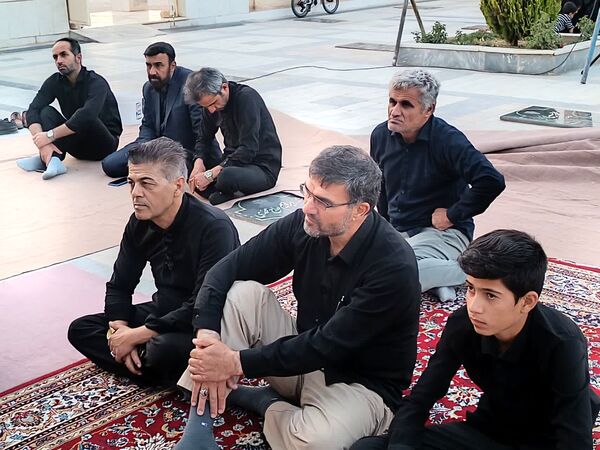 عزاداری روز دوم محرم در گلزار شهدای درق 