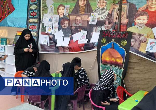 نقاشی‌های کودکان با موضوع اربعین حسینی