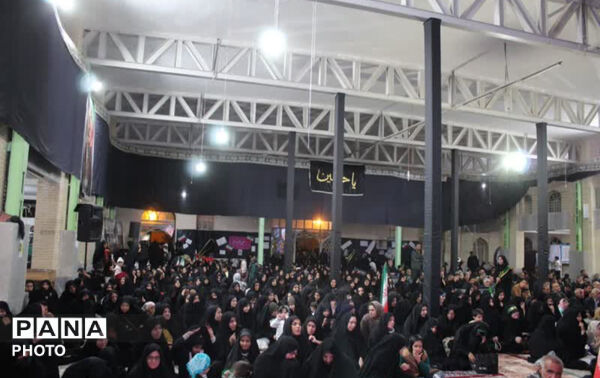 مراسم اربعین رهبر شهید انقلاب اسلامی در مسجد امام حسین (ع) خاتم