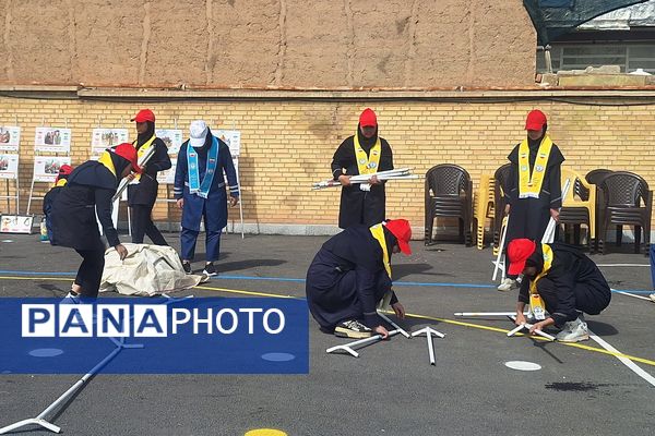 مانور مهارت‌های تشکیلاتی پیشتازان هم‌دل، همفکر و همکار در شیراز