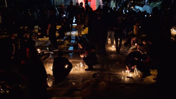 مراسم شام غریبان در روستای وشنوه قم