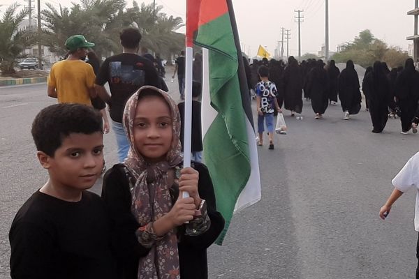 پیاده‌روی جاماندگان  اربعین حسینی شهرستان میناب