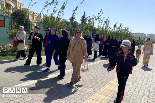 از آموزش آنلاین تا جاده سلامت؛ تدبیر مدیر مدرسه صابران یک برای بازگشت نشاط و سلامت به دانش‌آموزان