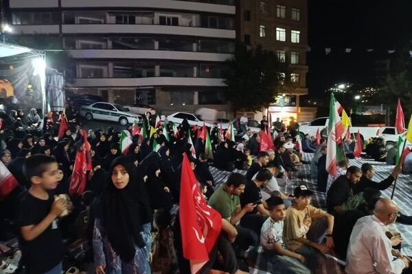 برپایی موکب هیئت معظم رقیه جان در تجمعات مردمی