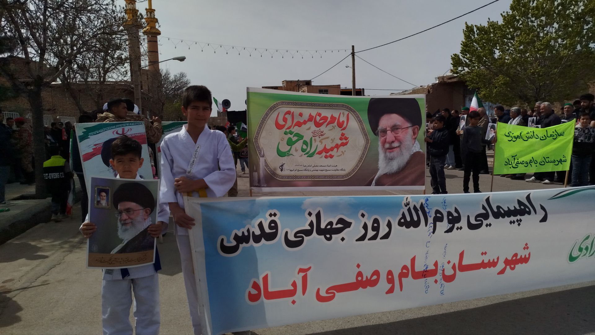 قیام مردم صفی آباد علیه استکبار در روز جهانی قدس