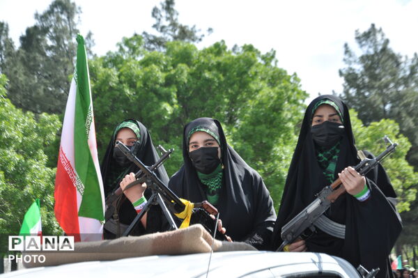 شکوه رزمایش «جانفدا برای ایران امام رضایی» در کرمانشاه