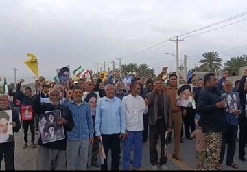 راهپیمایی روز قدس در جغین شهرستان رودان 