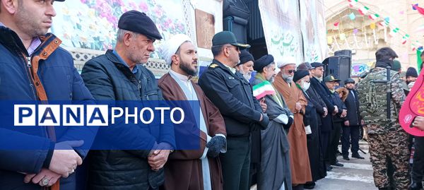 برگزاری راهپیمایی ۲۲ بهمن ماه در شهرستان نیشابور 